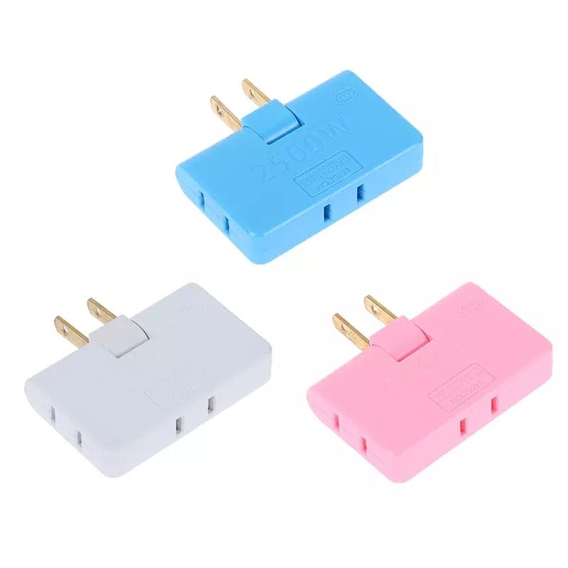 3 in 1 Extension Plug Adapter, 2-Prong Rotatable Socket Converter, 360˚ Degree Multi-Plug Ultra-Thin Foldable Charger Plug, Wireless Socket Adapter 3 in 1 Extension Plug Adapter, 2-Prong Rotatable Socket Converter, 360˚ Degree Multi-Plug Ultra-Thin Foldable Charger Plug, Wireless Socket Adapter